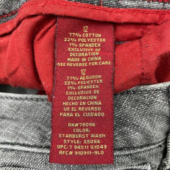 Sasson Bootcut Boogie Women's size 12 Gray Denim jeans - Picture 4 of 4